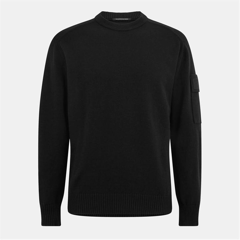 CP Company CPCM Crew Knit - Black